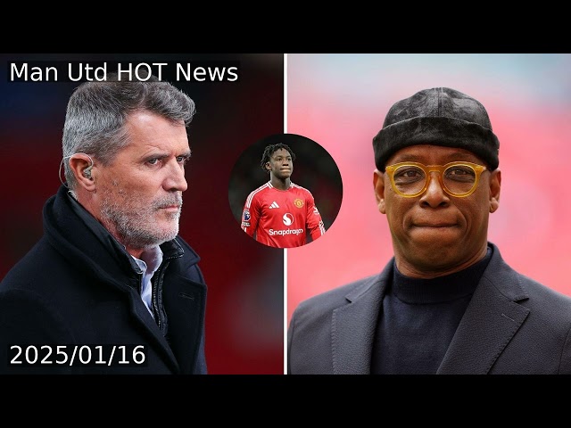 Roy Keane and Ian Wright in complete agreement on Man Utd listening to offers for Kobbie Mainoo, the