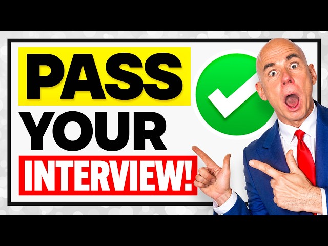 JOB INTERVIEW! (COMMON INTERVIEW QUESTIONS & ANSWERS) How to PASS a JOB INTERVIEW in 2025!