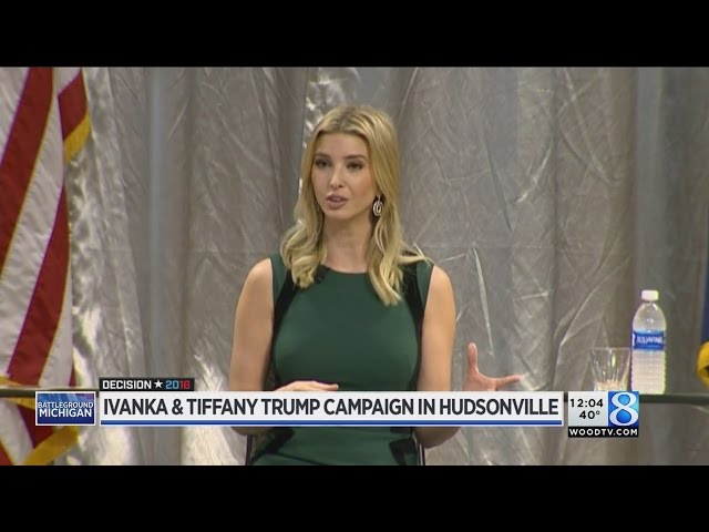 Ivanka and Tiffany Trump hold community Q & A in Hudsonville