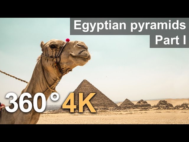 360°, Egyptian pyramids, Part I. 4К video