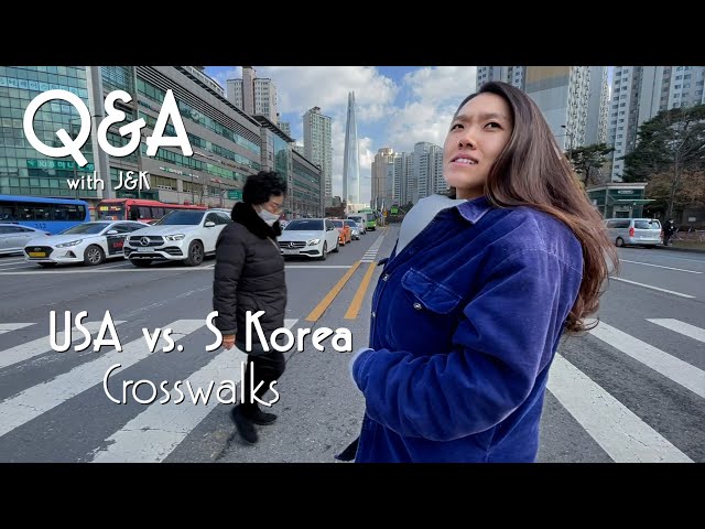 USA crosswalks vs. South Korea