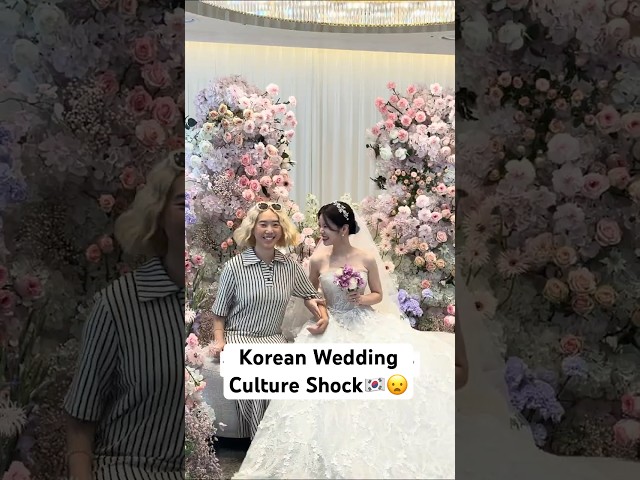 Korean Wedding Culture Shock😦