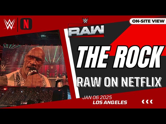 【RAW×Netflix】The Rock suprised　01.06.2025