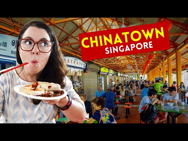 24 Hours In SINGAPORE CHINATOWN ⛩️Eating the Best Hawker Food  (牛车水)