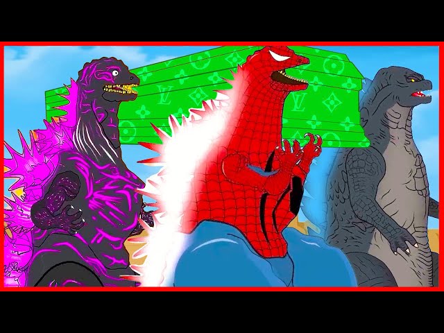 Rescue TEAM KONG x TEAM PREGNANT GODZILLA : Who Is The King Of Monsters ? Godzilla Cartoon #069