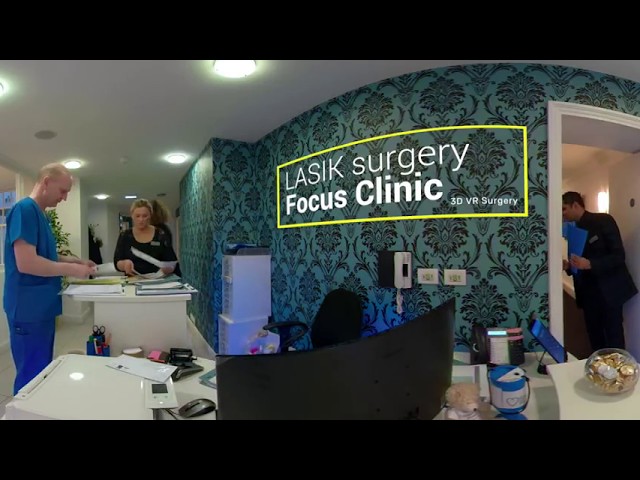 LASIK surgery live in 360 VR 4K