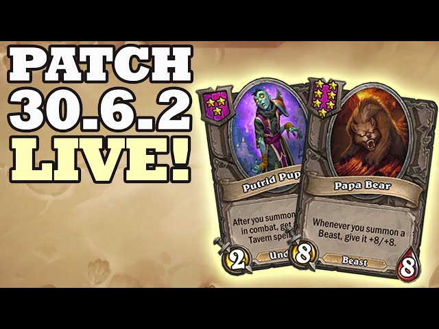 Big Changes!  Patch 30.6.2 Hearthstone Battlegrounds