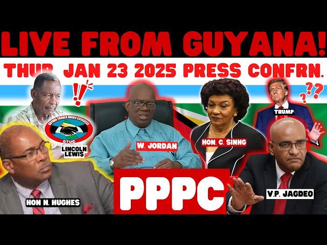 LIVE FROM 🇬🇾| JAGDEO_DETAILS ON 2025 BUDGET! APNU+AFC ON L!FE SUPP@RT? + MORE! PPP PRESS CONFERN.