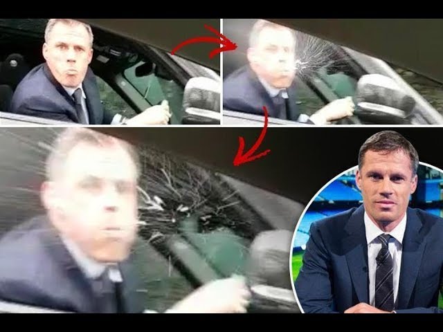 Jamie Carragher spits at Manchester United football fan and his 14-year-old daughter