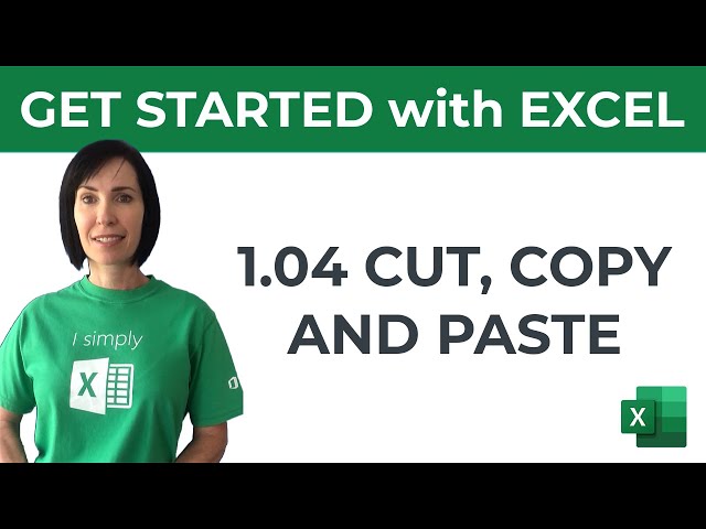 Excel for Beginners - Cut, Copy and Paste like a Pro!