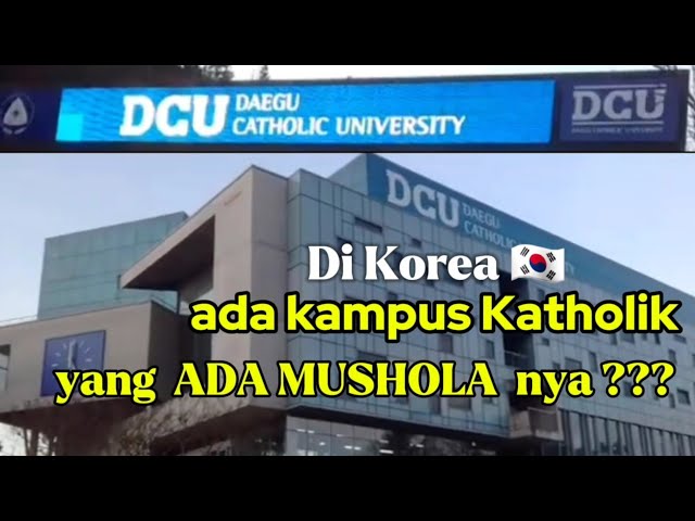 DCU 🇰🇷 Daegu Catholic University Korea Campus Tour (subtitle)