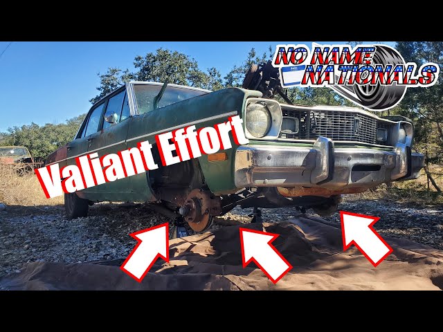 1975 Plymouth Valiant Effort A-Body K Frame , Suspension, and Steering Removal