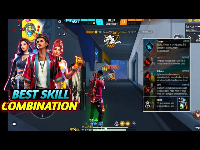 BEST CS SKILL COMBINATION FOR YOUR GAMEPLAY || NEW CS RANK SEASON 26 BEST CHARACTER COMBINATION !!!