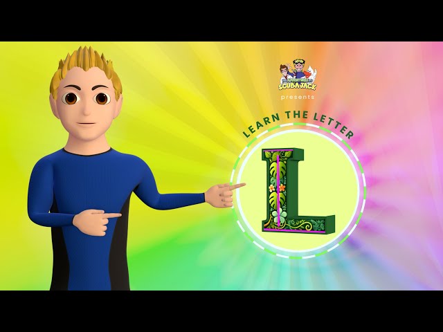 THE LETTER "L" IS SO EASY TO LEARN!