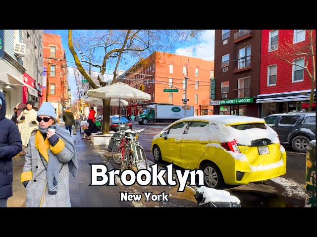 4K Snow Walk Brooklyn | Exploring Snowy NYC in 4K!