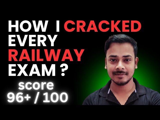 How I Cracked every Railway exam? | Crack RRB NTPC 2024 in first attempt #ntpc #groupd #alp