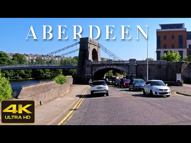 Drive through Aberdeen City 4K , Scotland [Short Preview]