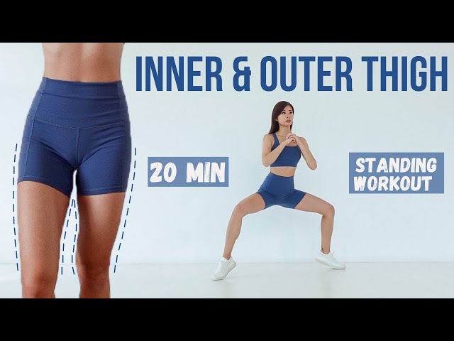 20 min Burn Inner & Outer Thighs Standing Workout (No Jumping Exercises) ~ Emi