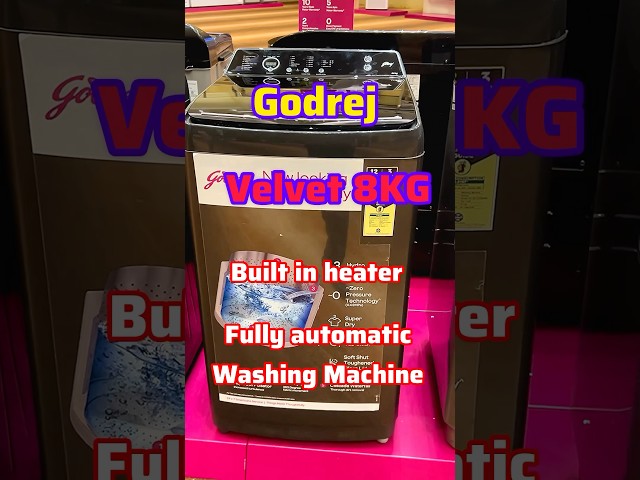 Godrej 8kg Velvet top load fully automatic washing machine 2025 | Best top load machine