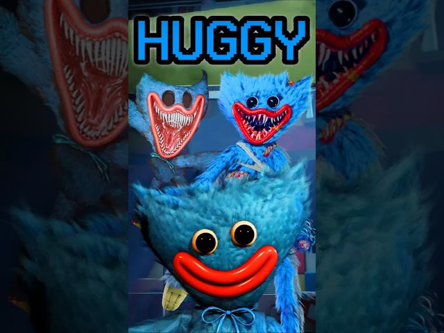 Poppy Playtime Chapter 4: the HUGGY WUGGY EVOLUTION COMPARISON 👁