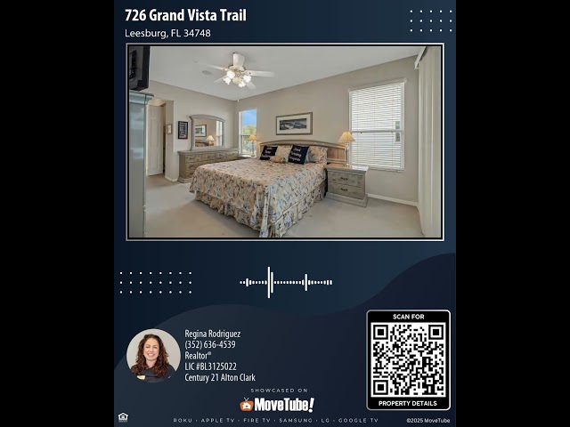 726 Grand Vista Trail, Leesburg, FL 34748 | 3 Bedroom Home For Sale