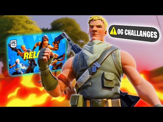 FORTNITE OG CHALLENGES IN RELOAD!