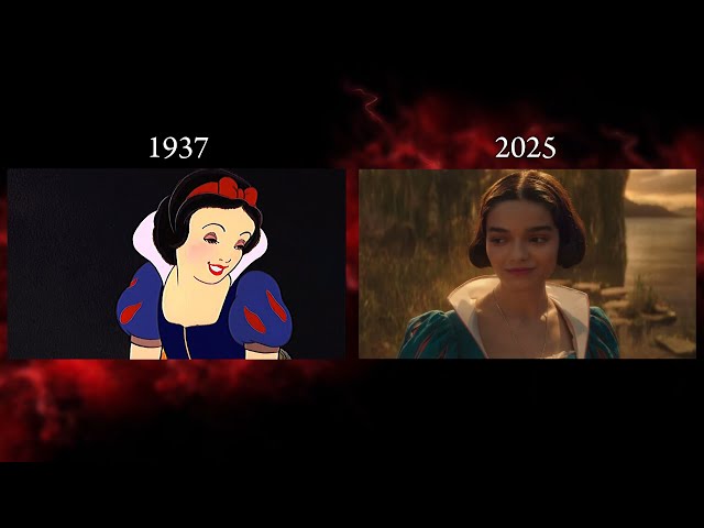 Snow White Teaser - 1937 vs 2025 Comparison side by side