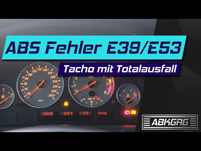 ABS Fehler am E53 / E39 führt zu Tacho Totalausfall