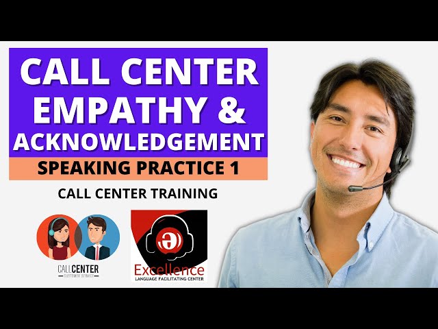 🗣️🎧Call Center Speaking Practice │Empathy & Acknowledgement Practice 1