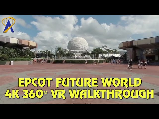 4K 360° VR Walkthrough of Future World at Epcot