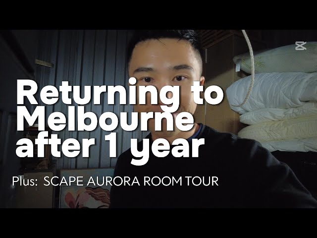 Returning to Melbourne after 1 year | Scape by Aurora Melbourne Central Room Tour