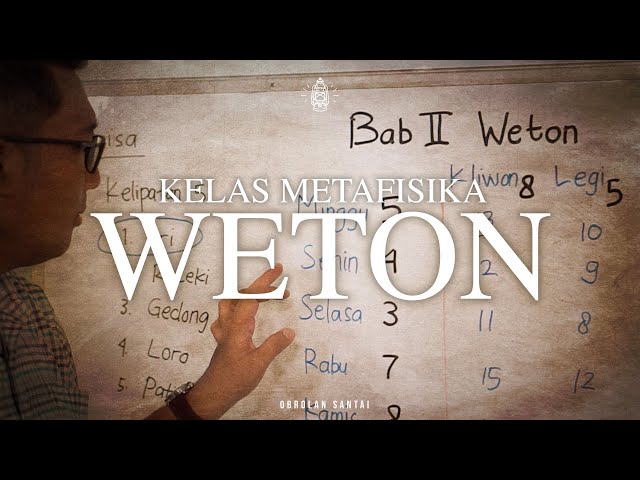 WETON: Mengenali Diri Sendiri, Jodoh Dan Peruntungan