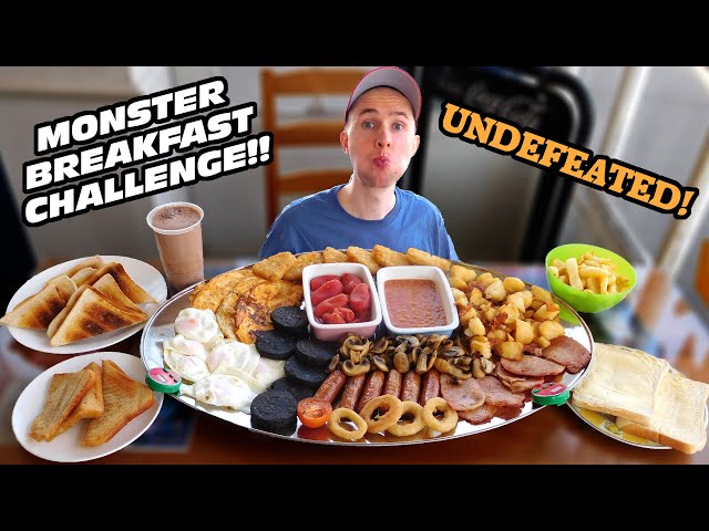 4KG MONSTER FULL ENGLISH BREAKFAST CHALLENGE (REMATCH)!!