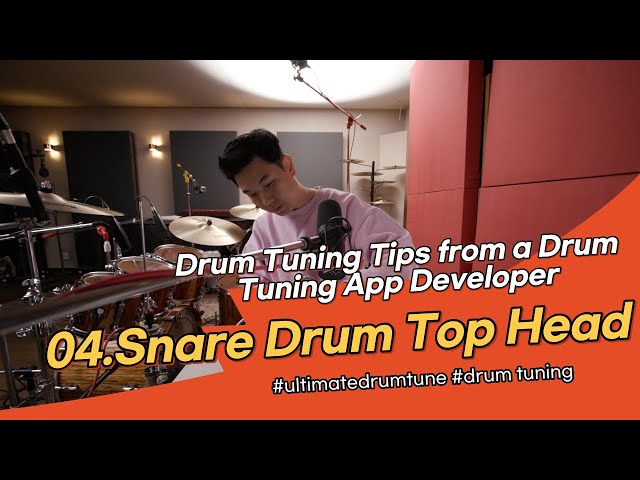 Drum Tuning Tips from a Drum Tuning App Developer. 04 - Method for tuning the snare drum top head