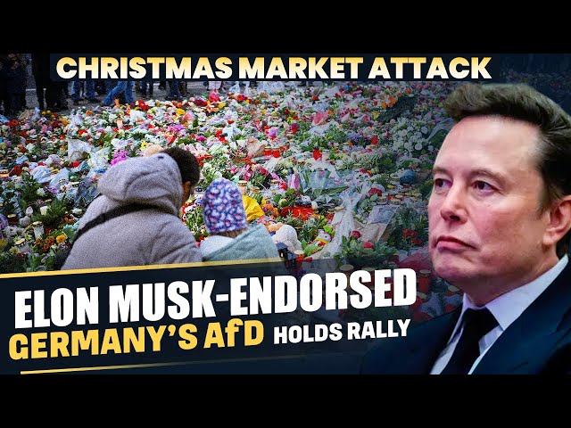 Christmas Market attack: Germany's AfD (Elon Musk-endorsed party) holds rally at Magdeburg Cathedral