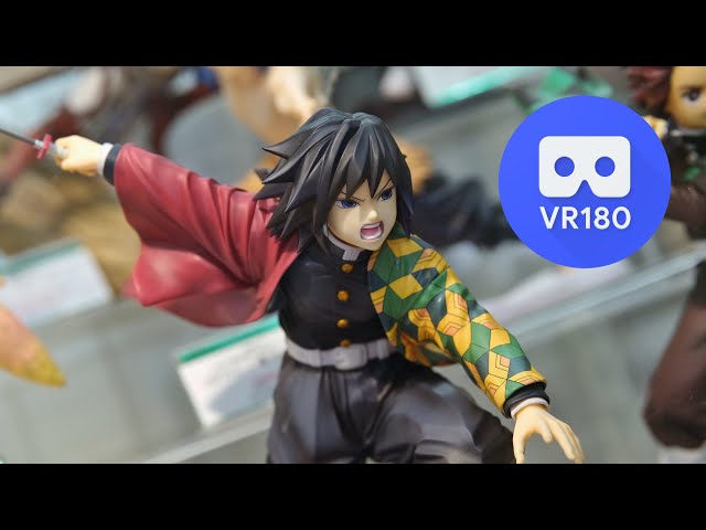 【3D VR180】コトブキヤ 鬼滅の刃 冨岡義勇フィギュアサンプル展示立体視