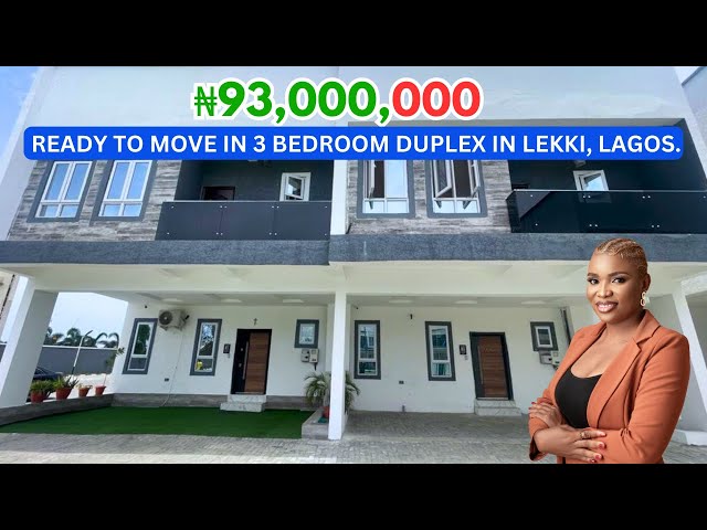 Inside A ₦93,000,000 ($80,919) Luxury 3 Bedroom Duplex For Sale In Lekki Lagos