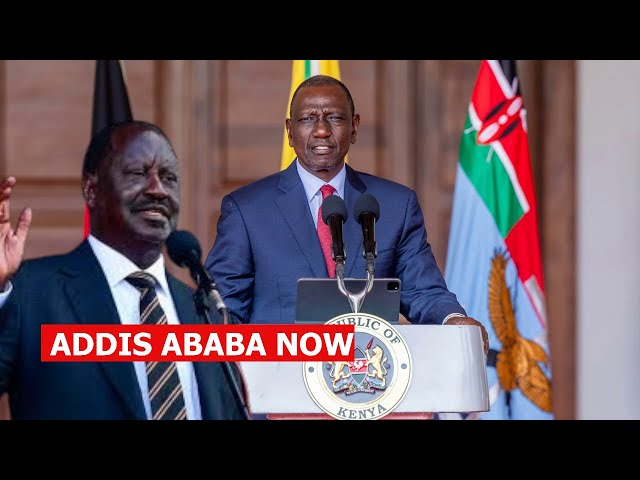 LIVE! PRES. RUTO URGENT  ADDRESS TO HE NATION NOW IN ETHOPIA HOURS TO RAILA ODINGA'S AUC ELECTION