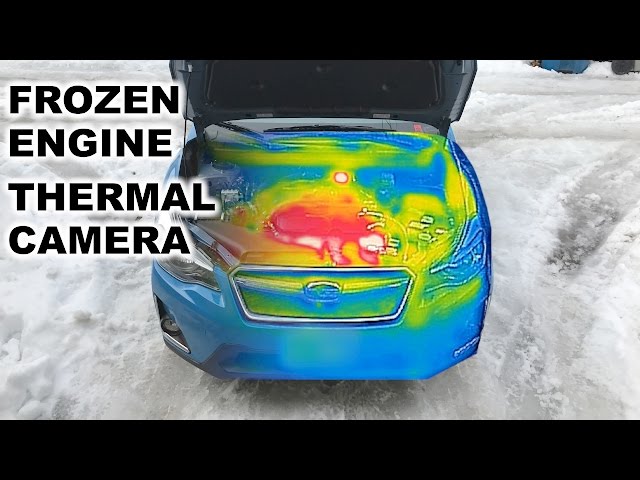 Watching A Frozen Engine Warm Up With A Thermal Camera