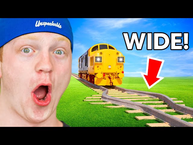 300 MPH Train vs Broken Tracks!