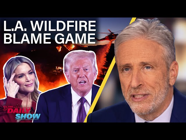 Jon Stewart Calls Out GOP Hypocrisy with L.A. Wildfire Disaster Relief | The Daily Show