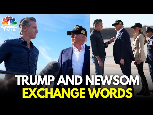 California LIVE: Donald Trump Attends Emergency Fire Briefing in Palisades CA | Gavin Newsom | N18G