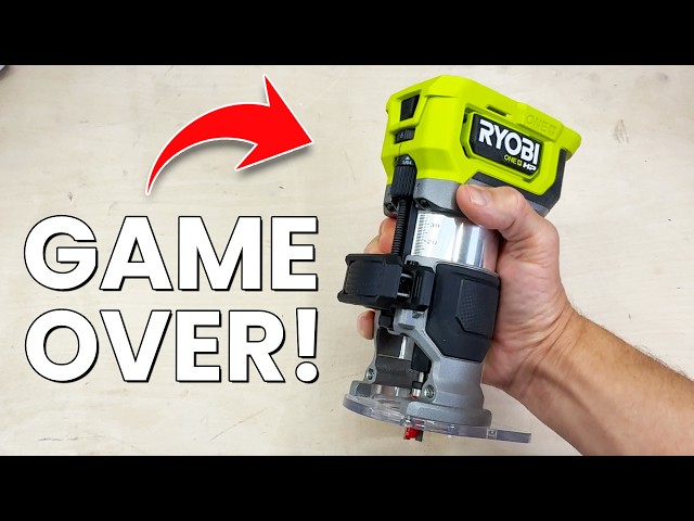 RYOBI 18v ONE+ Router is On Another Level!