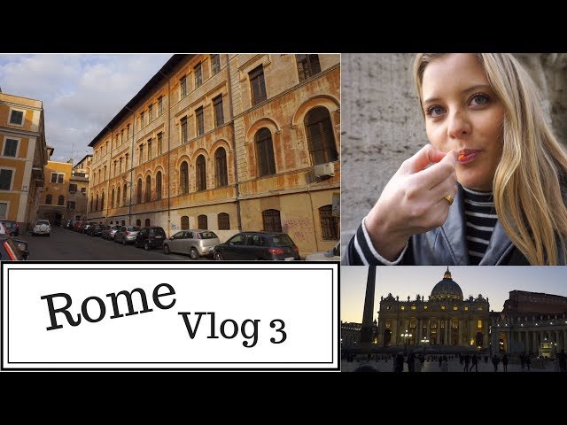 Rome Travel Vlog: The Spanish Steps, The Sistine Chapel, and Thrift Shopping