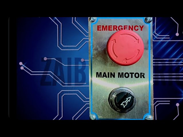 What is Emergency Stop push button How to wire | Emergency button ki wiring kaise kre