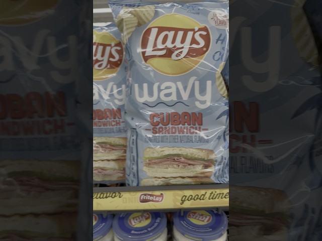 CUBAN SANDWICH POTATO CHIPS 😳😳😳 #shorts #youtubeshorts #foodie