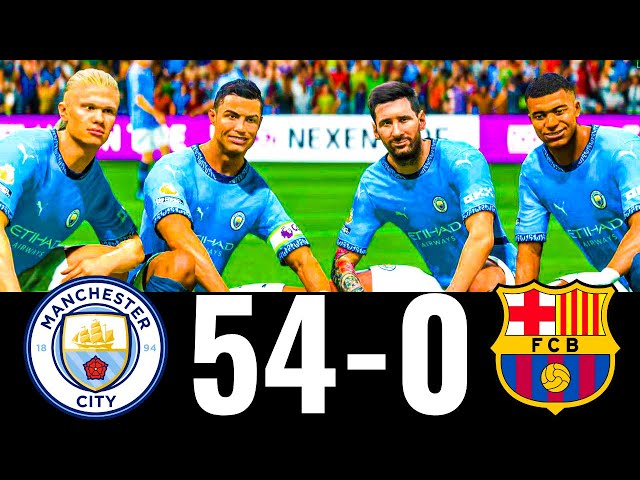 FC 25 - MESSI, RONALDO, MBAPPE, NEYMAR - ALL STARS - MAN CITY 54-0 BARCELONA  | UCL FINAL 4K