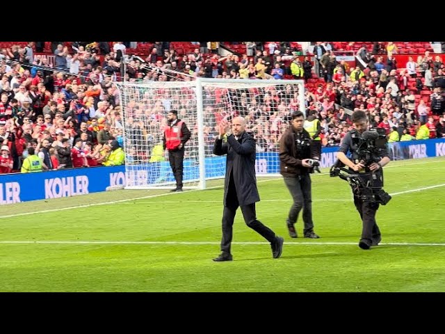 Ten Hag Standing Ovation After Man Utd Beat Everton