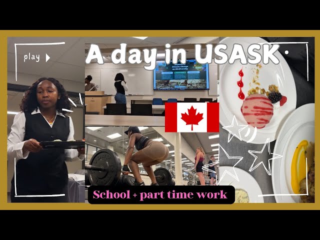 A DAY IN MY LIFE AS AN INTERNATIONAL STUDENT IN CANADA VLOG | U of S Master’s Student edition 🇨🇦