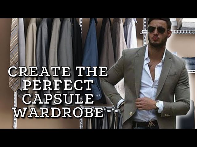 Mastering minimalism 10 tips for a year - round men's closet 2024